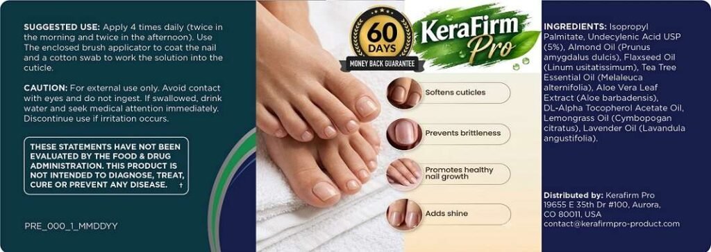 KeraFirm Pro Ingredients